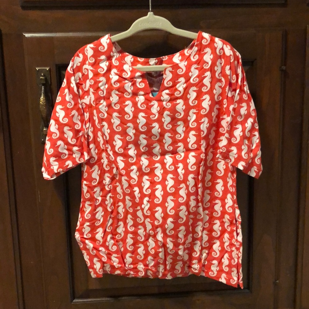 Tybee Island Girls NORAH Seahorse Boho Dress 2T-4T